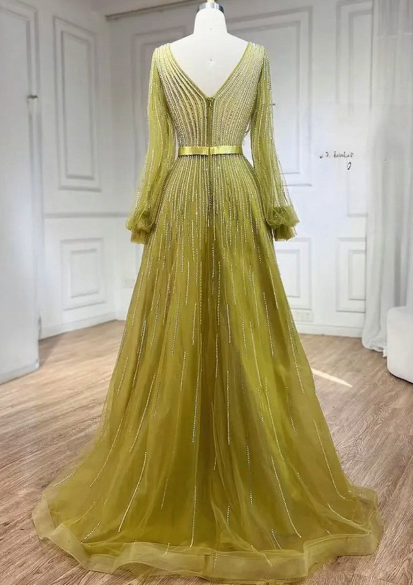 Gold Formal Evening Dress