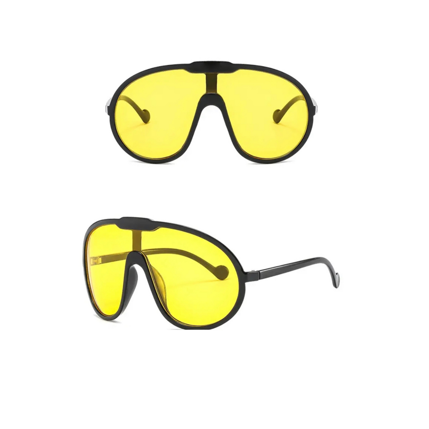 Oversized Flat Top Sunglasses