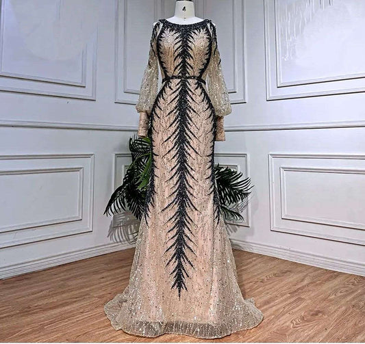 Sequin Embellished with colour Party Dress