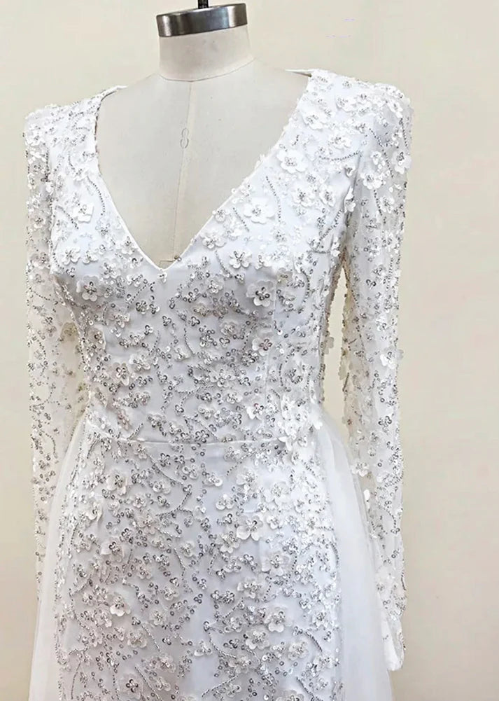 Sequin wedding Dress