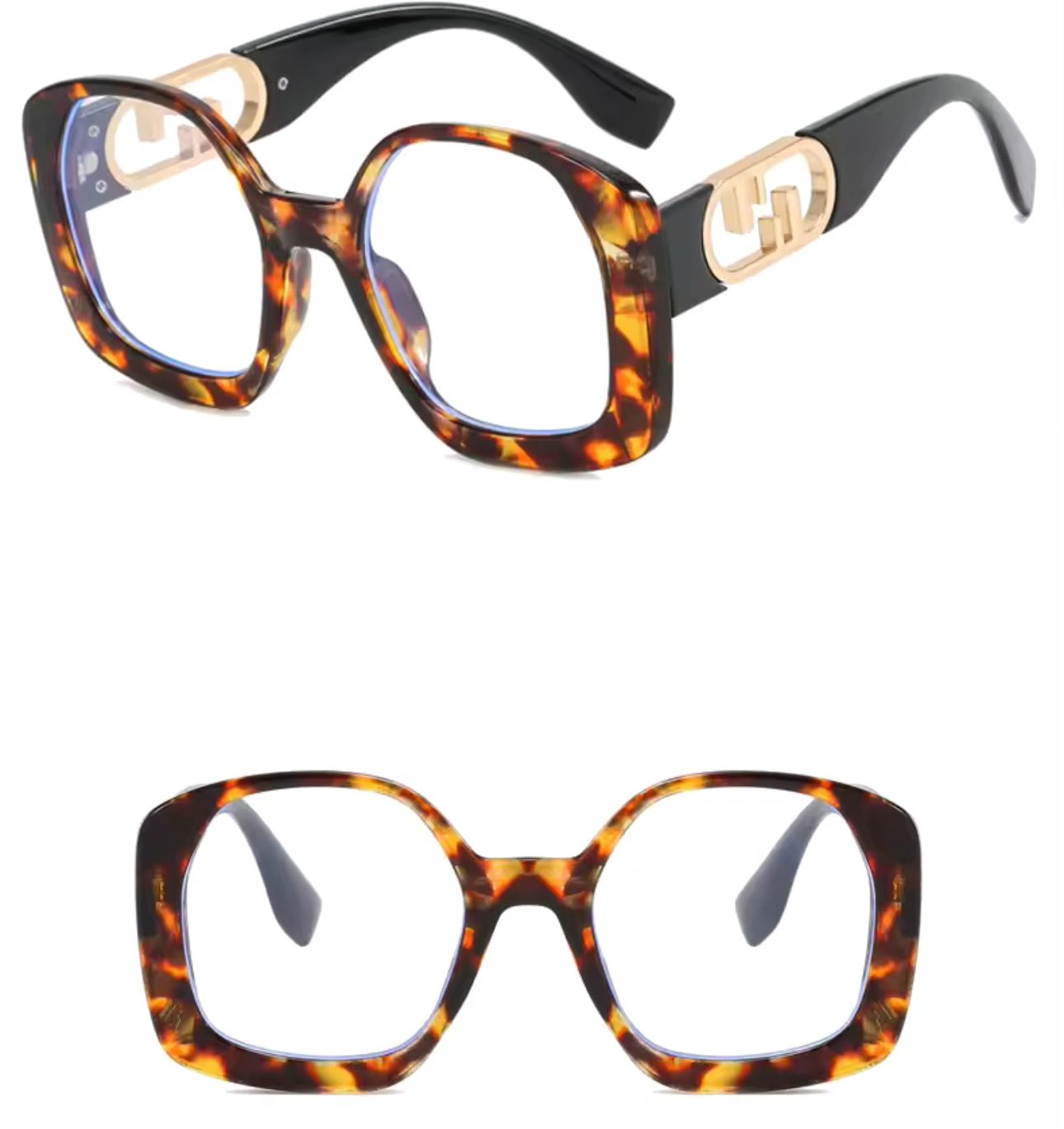 Oversized Reading Square glasses