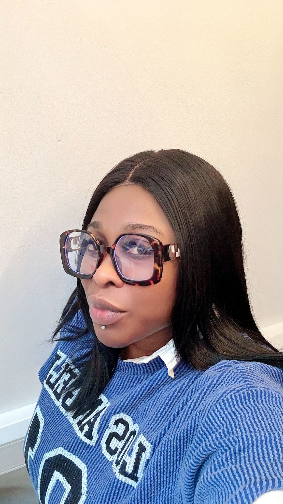 Oversized Reading Square glasses
