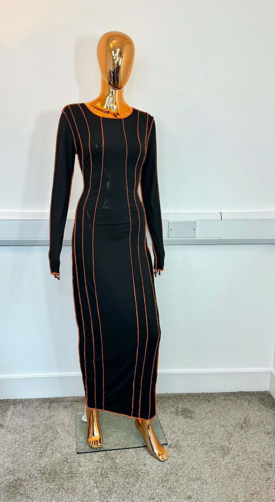 Elegant long fitted dress