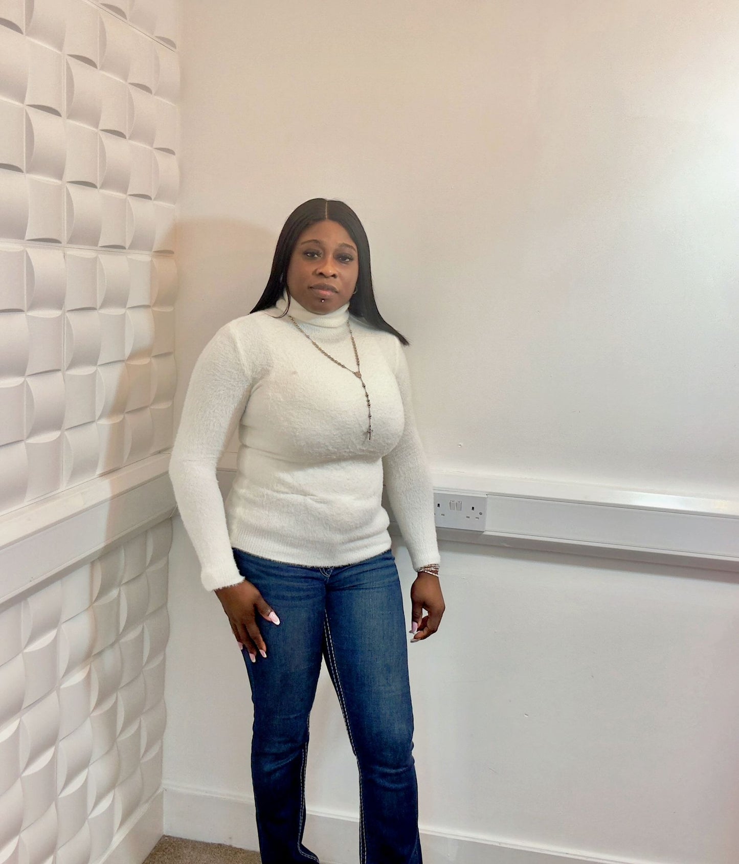 Soft turtle neck sweater