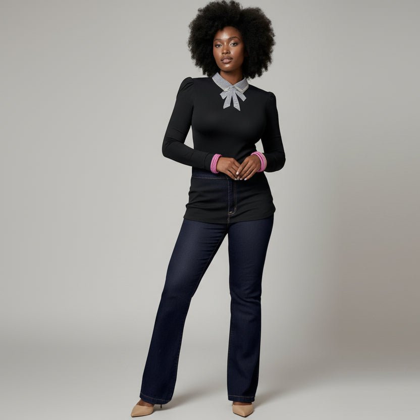 Crystal Collar Stone Top - Elegant & Sparkling - dressupaccessories