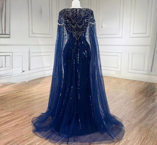 Navy blue Starlight in Sapphire Party dress - dressupaccessories