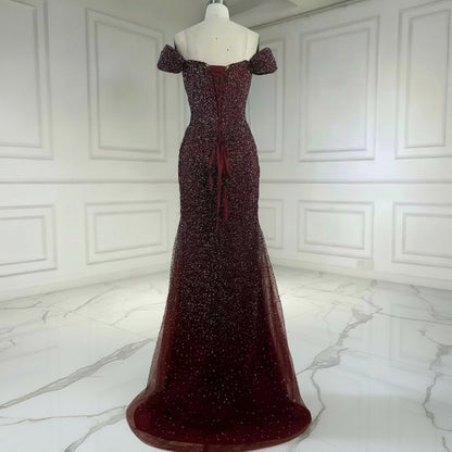 Burgundy Royale Gown