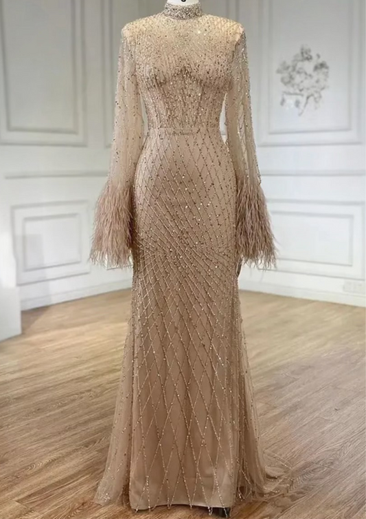 Elegant Embellished Evening Gown