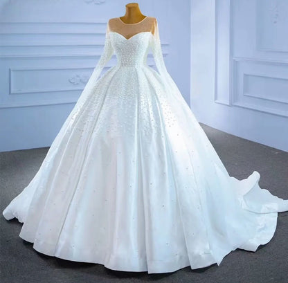 Customised ball wedding Dress - dressupaccessories