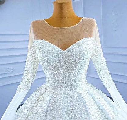 Customised ball wedding Dress