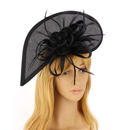 Flower Feather fascinator
