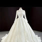 High neck wedding Dress - dressupaccessories