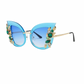 Flower-stone Oversized sunglasses