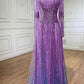 Lilac embellish sequin dress dressupaccessories