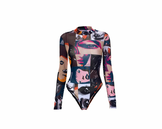 Picture bodysuit print dressupaccessories