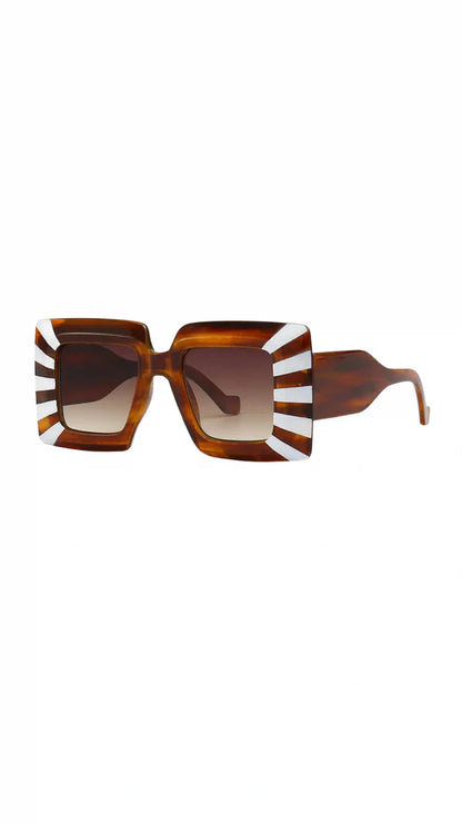 Print Square sunglasses