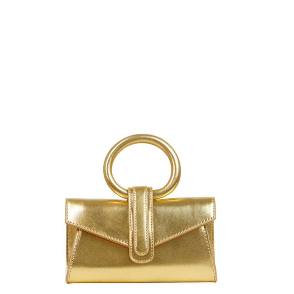 Ring holder clutch bag