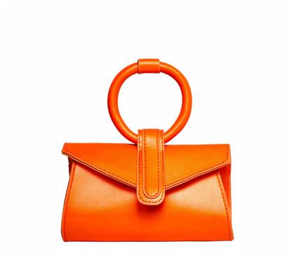 Ring holder clutch bag