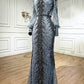 Sequin Embellished with colour Party Dress