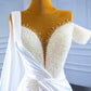 Short sleeve beaded wedding Dress dressupaccessories