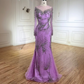 Purple Elegant Mermaid Evening Dress