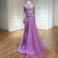 Purple Elegant Mermaid Evening Dress