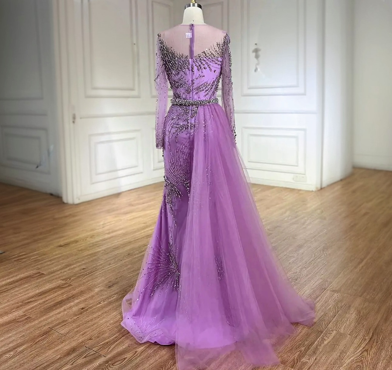 Purple Elegant Mermaid Evening Dress