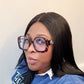 Oversized Reading Square glasses