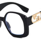 Oversized Reading Square glasses