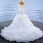 Bridal  puffy flower shape