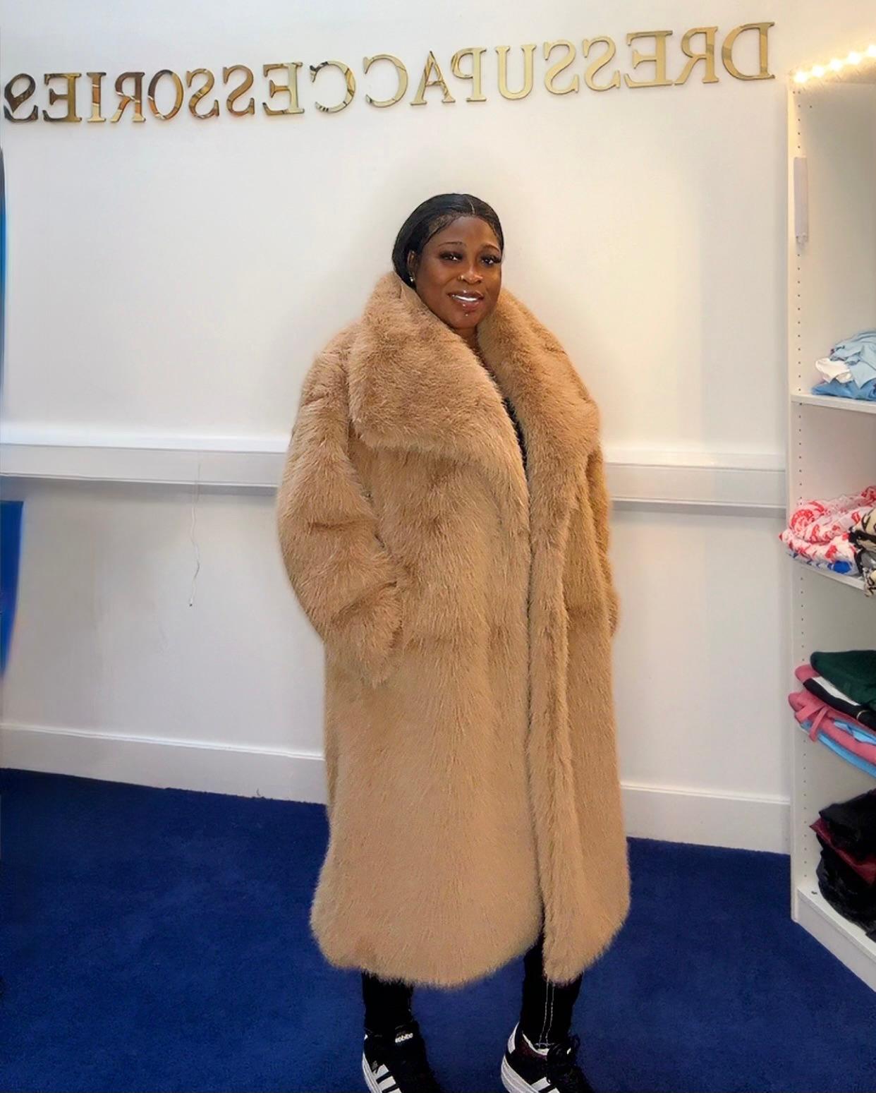 Cozy Brown Faux Fur Jacket