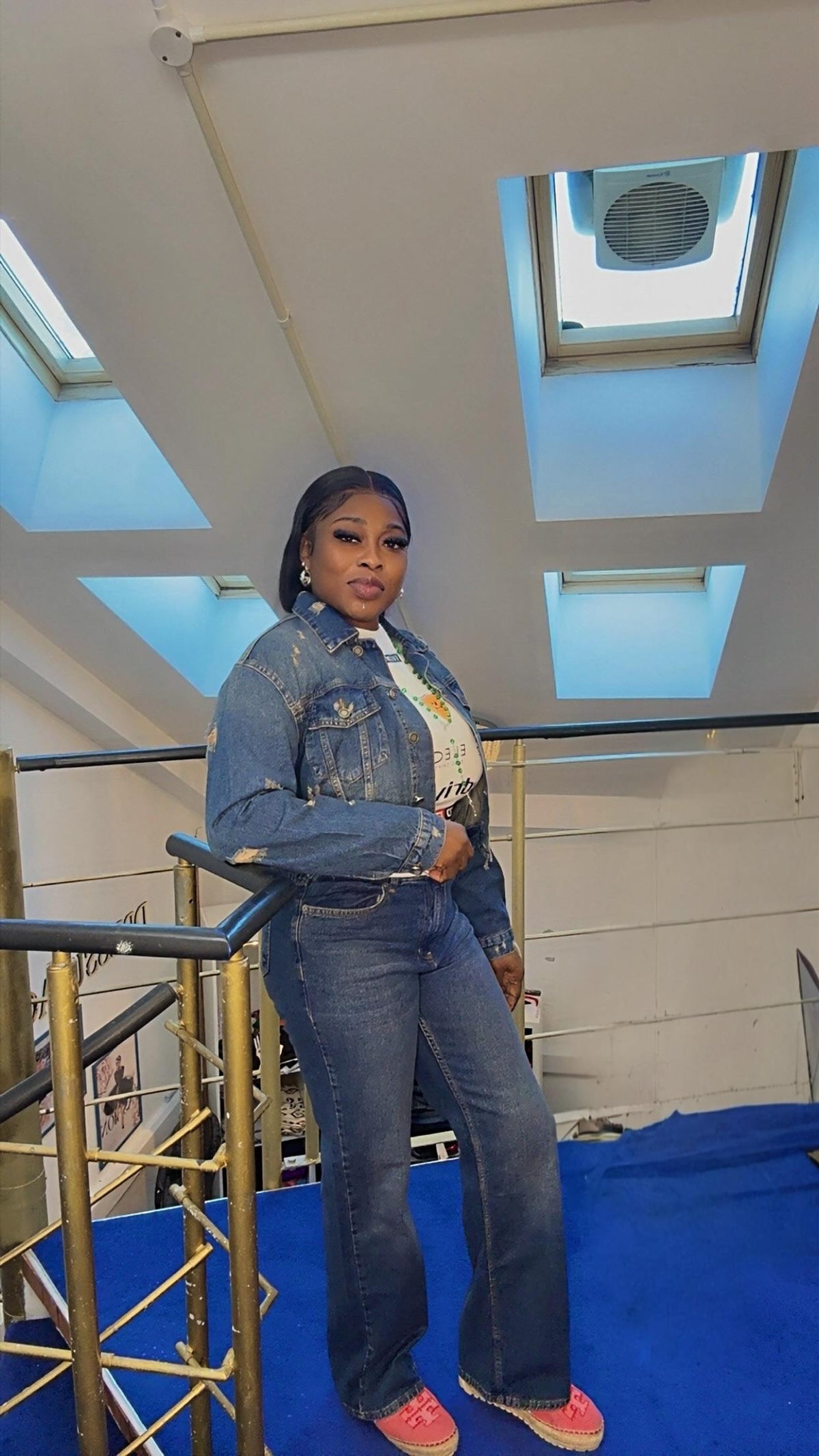 DENIM DIVA TWO-PIECE SET