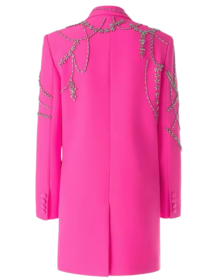 Rhinestone Blazer Dress
