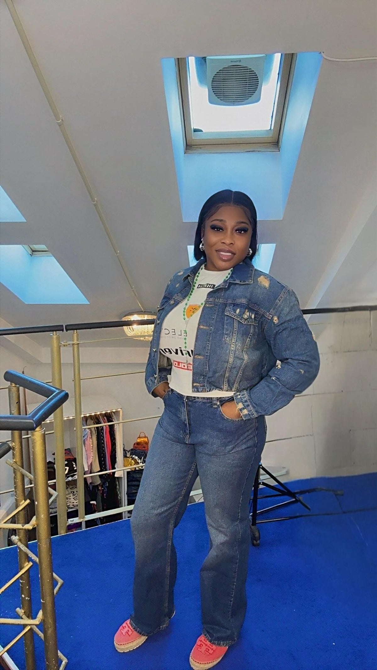 DENIM DIVA TWO-PIECE SET