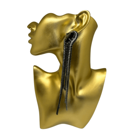 Earring - BLACK - dressupaccessoriesP1031S-129