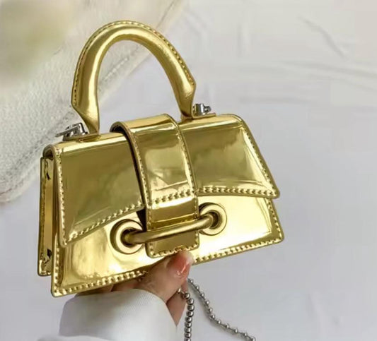Metallic mini bag - dressupaccessories