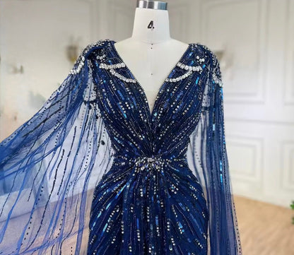 Navy blue Starlight in Sapphire Party dress - dressupaccessories