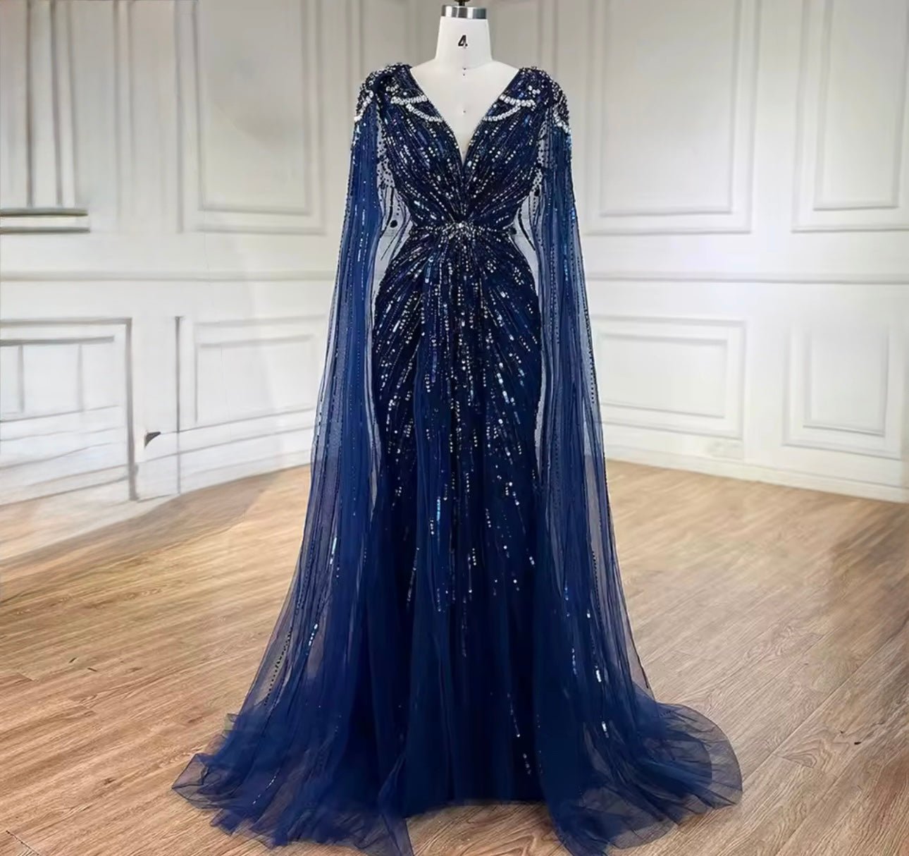 Navy blue Starlight in Sapphire Party dress - dressupaccessories