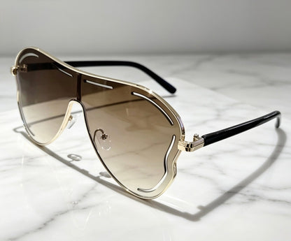 Oversized pilot sunglasses - dressupaccessories