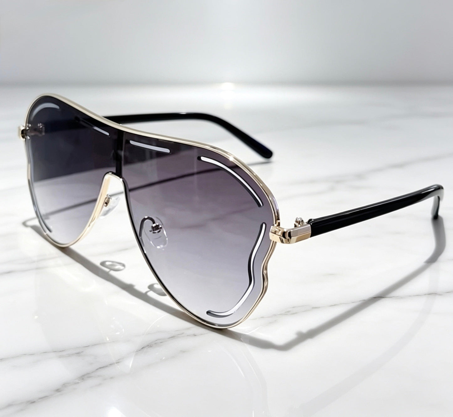 Oversized pilot sunglasses - dressupaccessories