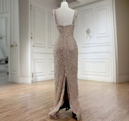 Pearl drop Beaded sleeveless party dress - dressupaccessories