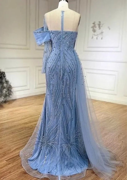 “Sapphire Silhouette Gown - dressupaccessoriesDRESS011