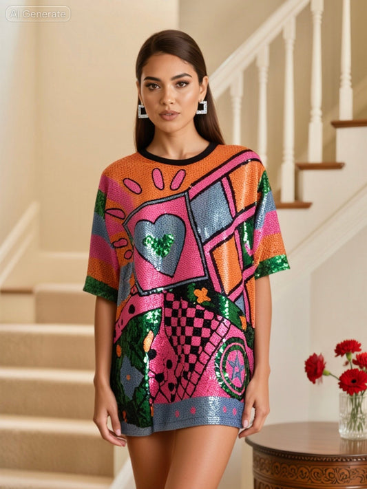 Sequin Mini dress - dressupaccessories
