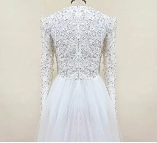 Sequin wedding Dress - dressupaccessories