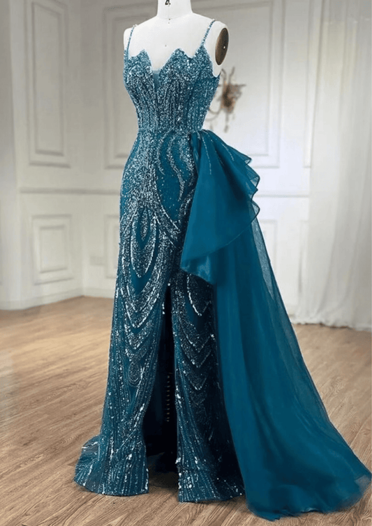 Sky Blue Strap Occasional Dress - dressupaccessories