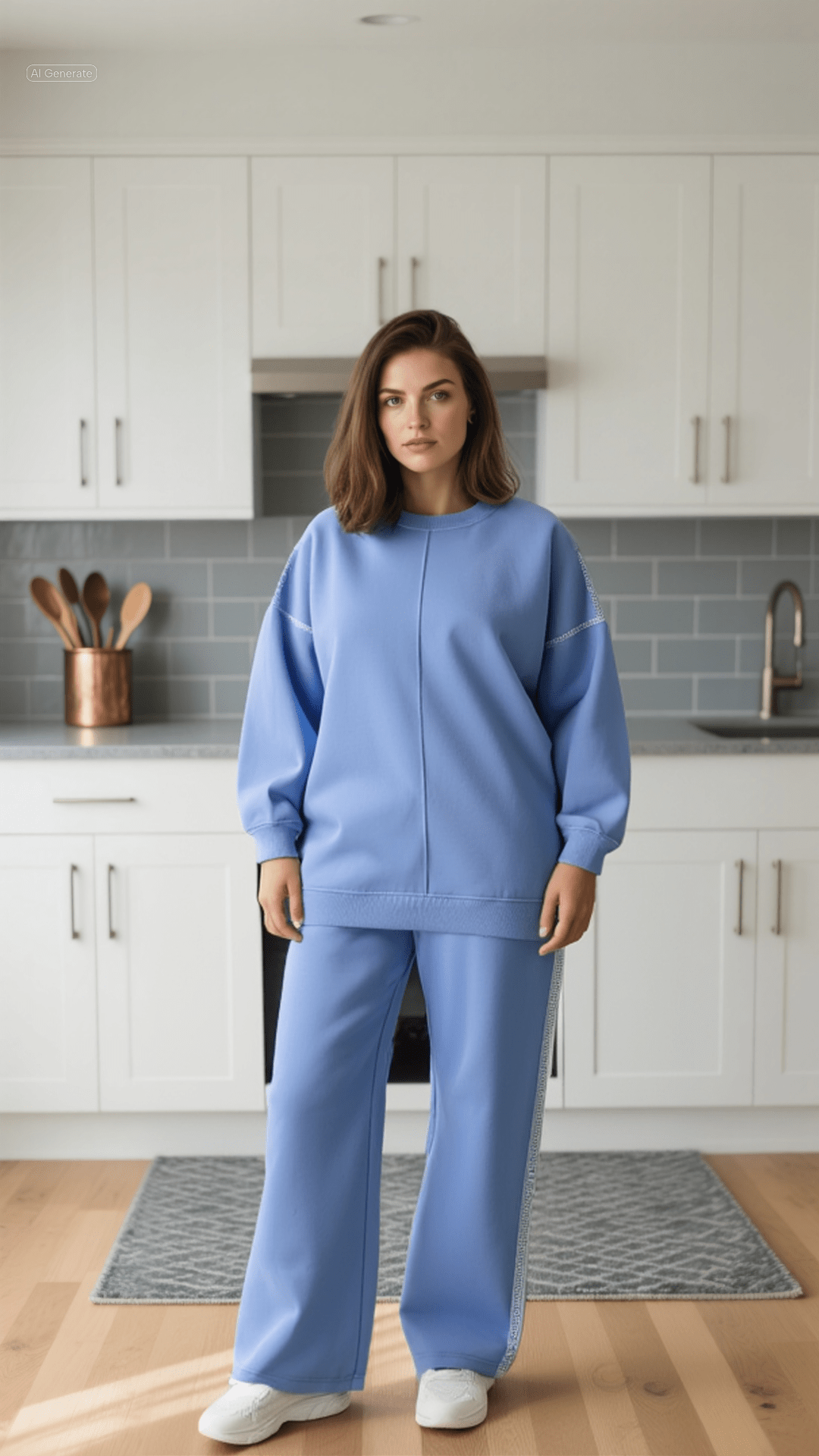 Tracksuit with side - sleeve diamond embellishments - dressupaccessories